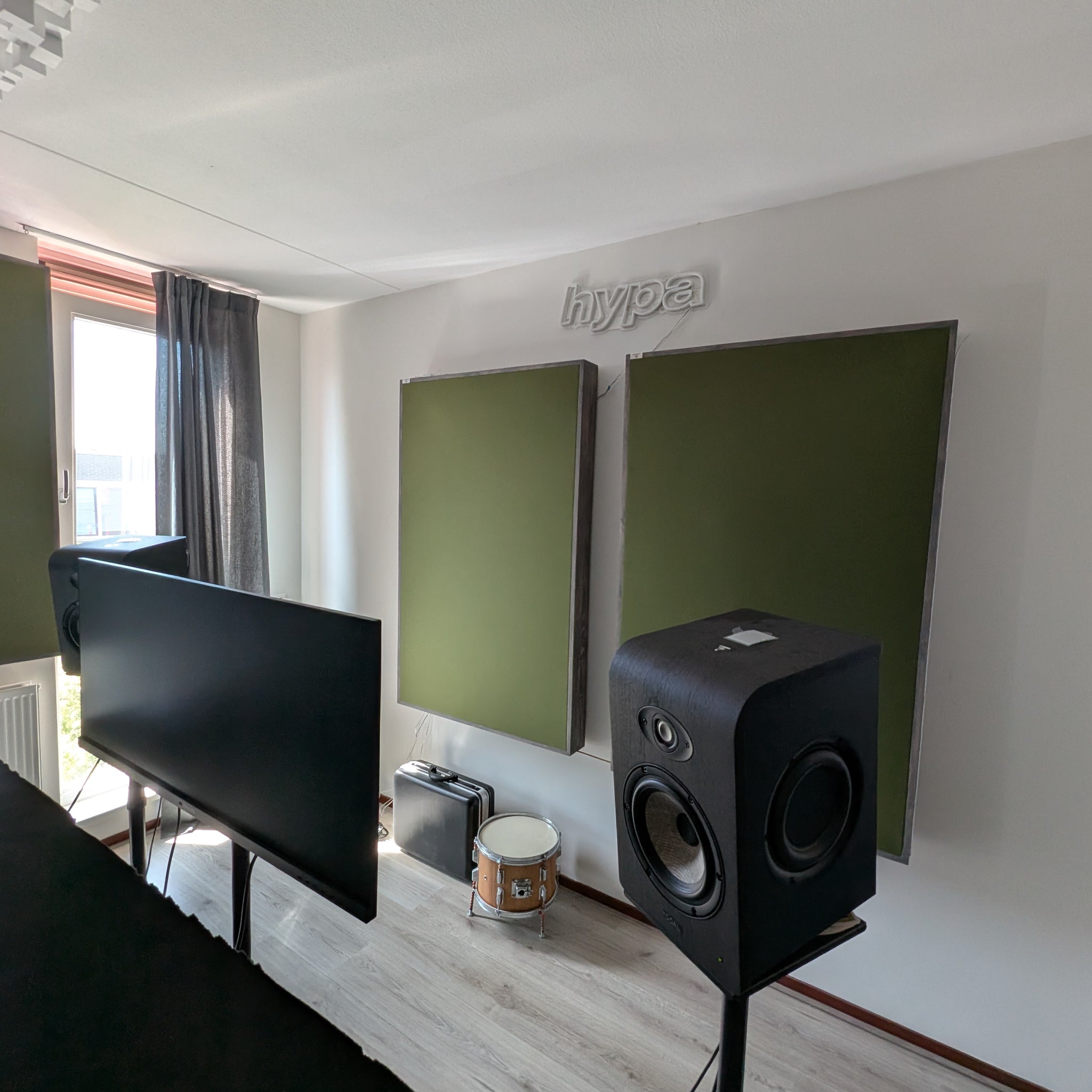 Studio with Acoustific panels