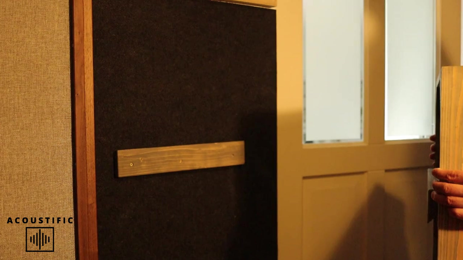 Wall mounting kit for acoustical panels